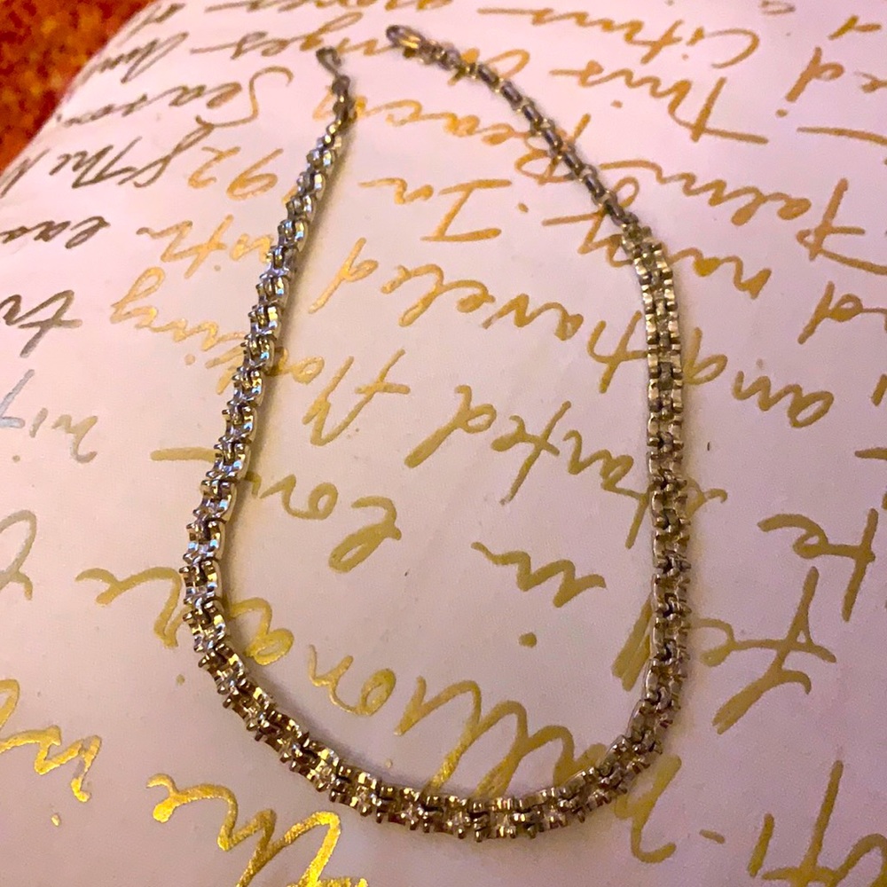 Vintage Coro gold choker necklace